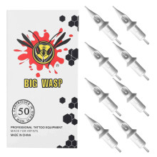 BIGWASP 50pcs Assorted Disposable Tattoo Naaldcartridges Rond Liner Mixed 3RL 5RL 7RL 9RL 11RL