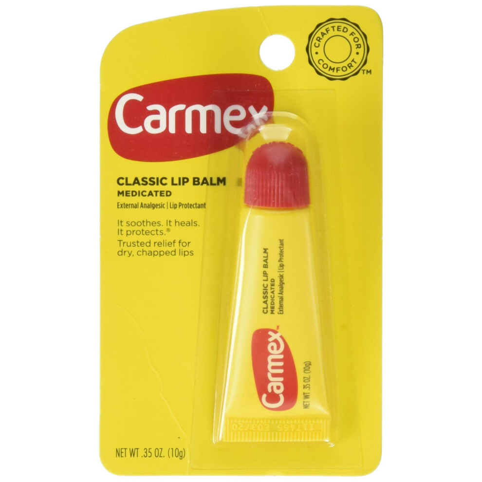 Carmex Classic Lip Balm  Medicated  035 oz