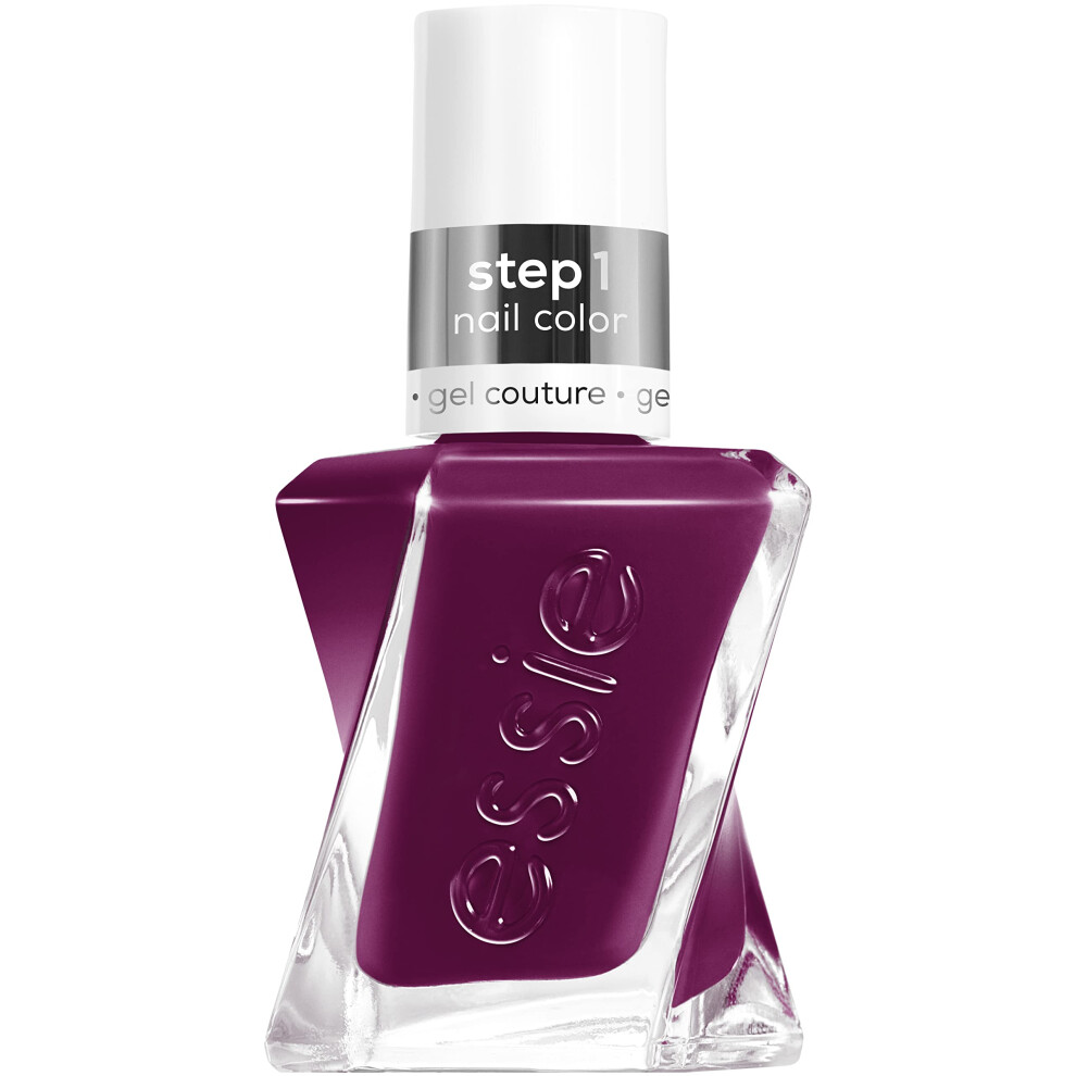 essie Gel Couture Nail Polish  LongLasting Vibrant Purple Nail Polish  Vegan  Paisley The Way  046 fl oz