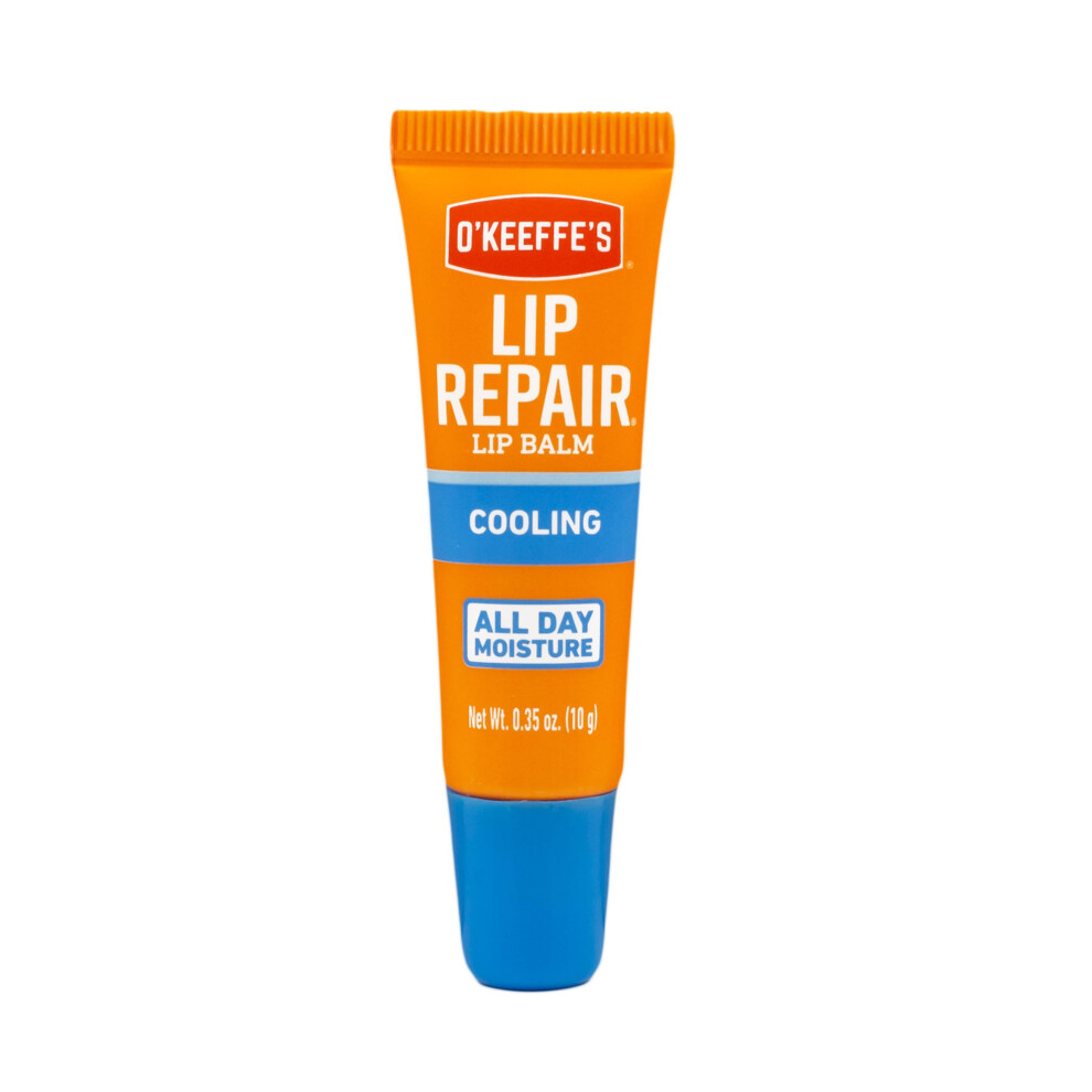 OKeeffes Cooling Relief Lip Repair Lip Balm for Dry  Cracked Lips  35 Ounce Tube  Pack of 1