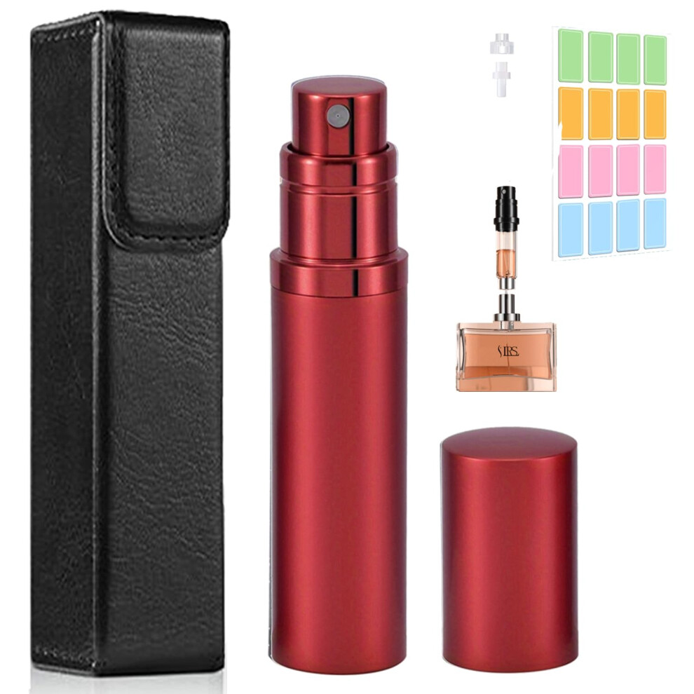 DLOTUS Travel Mini Perfume Atomizer Bottle Refillable  Cologne Sprayer Atomizer Dispenser  Portable Scent Pump Case Empty Spray