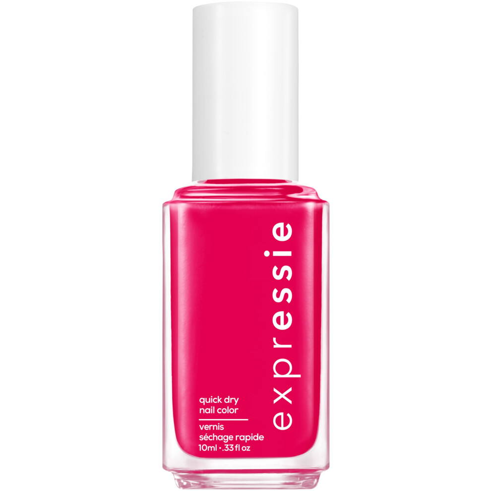 essie Expressie Nail Polish  Quick Dry Pink Nail Polish  Vegan  Hands In The Air  033 Fl Oz