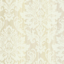 Designer Wallpapers Opulent Damask Cream Classic Textured Acrylic Coated