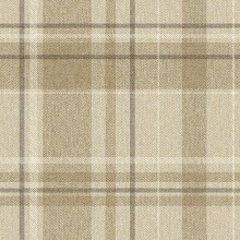 Crown Harris Tweed Herringbone Check Natural Wallpaper Luxury