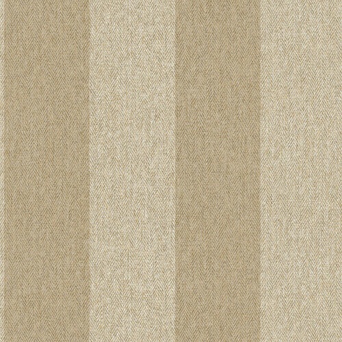 Crown Crown Harris Tweed Herringbone Stripe Natural Wallpaper Luxury