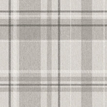 Crown Harris Tweed Herringbone Check Soft Grey Wallpaper Luxury