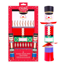 Pack of 6 Make Your Own Christmas Crackers - Nutcraker
