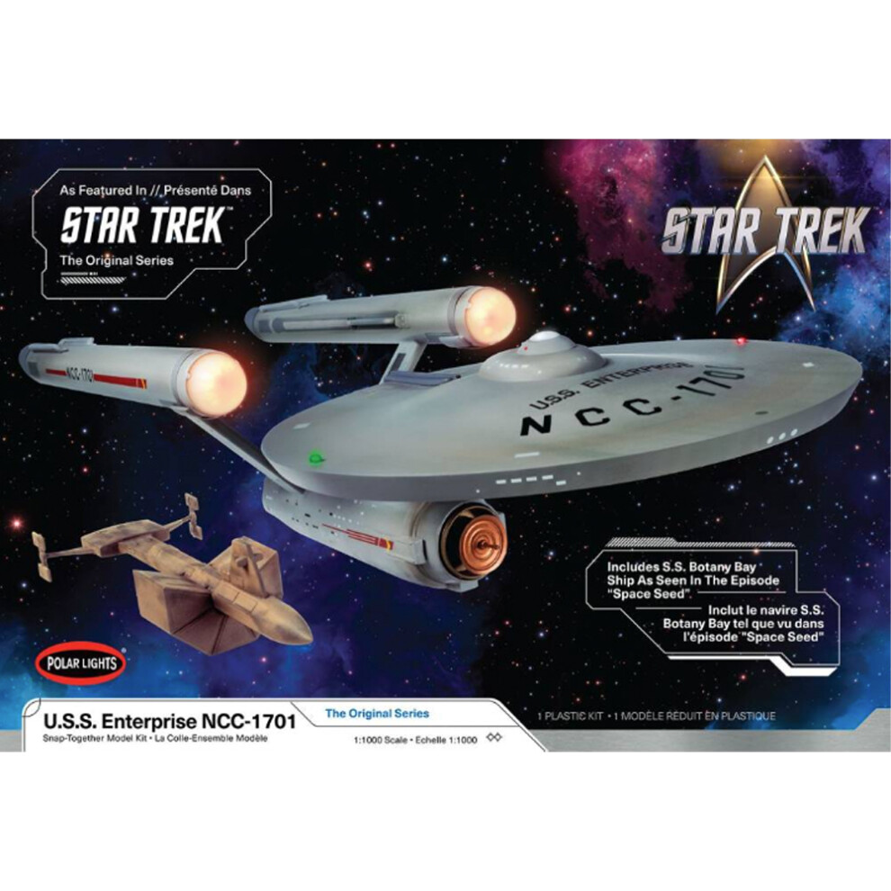 Polar Lights 1000 Star Trek Original U.S.S. Enterprise NCC-1701 1:1000 Model Kit