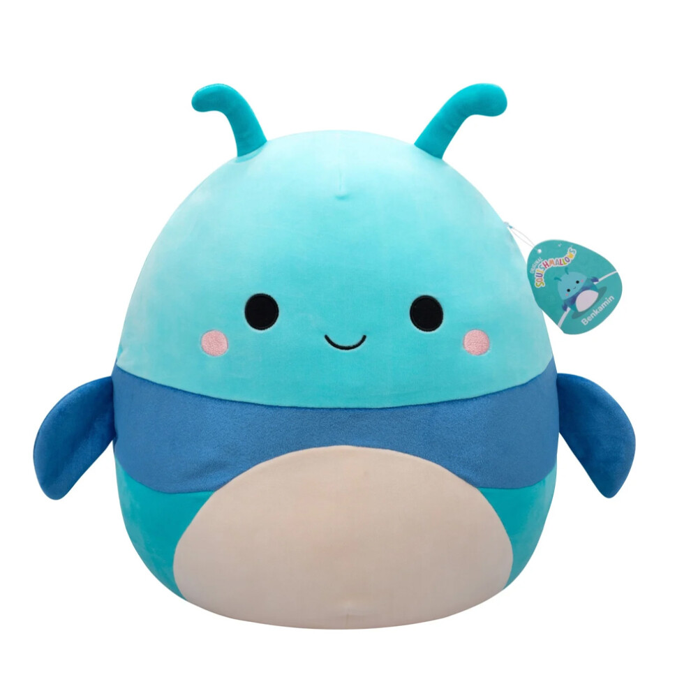 Squishmallows Benkamin the Blue Beetle 16" Plush Soft Toy