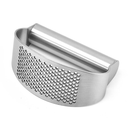 Stainless Steel Garlic Press Garlic Press Rolling Tools Grinder Curved Surface Mincing Masher 2