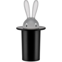Magic Bunny - Design Toothpick Holder In Thermoplastic Resin, Black