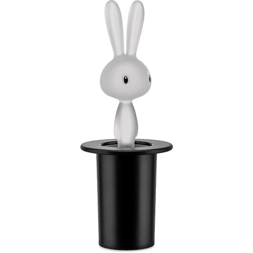 Magic Bunny  - Design Toothpick Holder In Thermoplastic Resin, Black 2