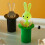 Magic Bunny  - Design Toothpick Holder In Thermoplastic Resin, Black 4