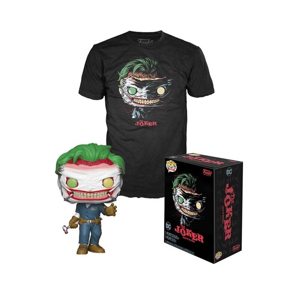 Funko Set Figure Pop & Tee Dc Comics The Joker Exclusive M