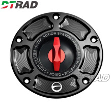 (Black Red-Type-I) Motorcycle Fuel Tank Cap For Aprilia Tuono V4 Rsv4 Rr Rf 1100 Factory 2015-2021 Accessories Quick Release Gas Fuel Tank Cover