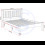 Seconique Monaco 4ft Small Double Bed Low Foot End White 2