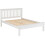 Seconique Monaco 4ft Small Double Bed Low Foot End White 3