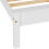 Seconique Monaco 4ft Small Double Bed Low Foot End White 6
