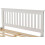 Seconique Monaco 4ft Small Double Bed Low Foot End White 8