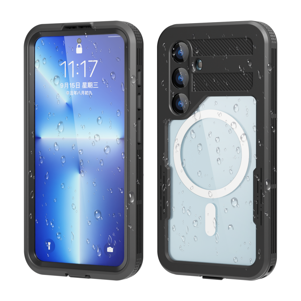 Case For Samsung Galaxy S24 360Â° Waterproof Shockproof Full Cover Black 5061030205365