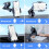 Blukar Car Phone Holder, Adjustable Car Phone Mount Crad 2