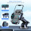 Blukar Car Phone Holder, Adjustable Car Phone Mount Crad 4
