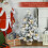 Homcom HOMCOM 3ft Artificial Christmas Tree with LED Light, Concrete Base 5