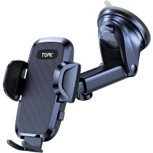 TOPK Car Phone Holder, Phone Holder for Cars Dashboard/Windscreen