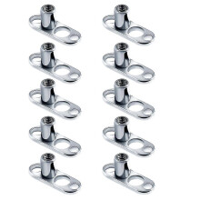 (Style3 v 1.6x2mm) 10pcs/lot G23 Titanium Micro Dermal Piercings Set Dermal Anchor Base Skinner Diver Dermal Base Sexy Body Piercings Jewelry 14g