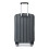(Grey) 20+24 inch 2Pcs Striped ABS Hard Shell Suitcase 8