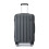 (Grey) 20+24 inch 2Pcs Striped ABS Hard Shell Suitcase 10