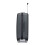 (Grey) 20+24 inch 2Pcs Striped ABS Hard Shell Suitcase 12