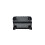 (Grey) 20+24 inch 2Pcs Striped ABS Hard Shell Suitcase 14