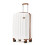 (Cream) 20+24 inch 2Pcs Striped ABS Hard Shell Suitcase 3
