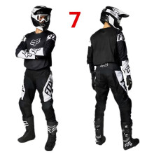 (S) New off-road motorcycle clothing riding clothes mountain outdoor competitive sweat absorption breathable motorcycle clothing white black