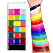 20 Colors Face Painting - Face Body Paint Palette Kit For Adult/professional Tattoo Painting Art, Halloween Party