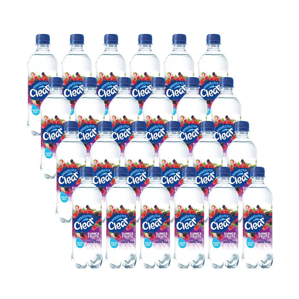 Perfectly Clear Summer Fruits Still Water, 2 x 12 x 500ml