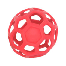 (red) Horse Treat Hay Ball for Feeding & Play, Stress Relief