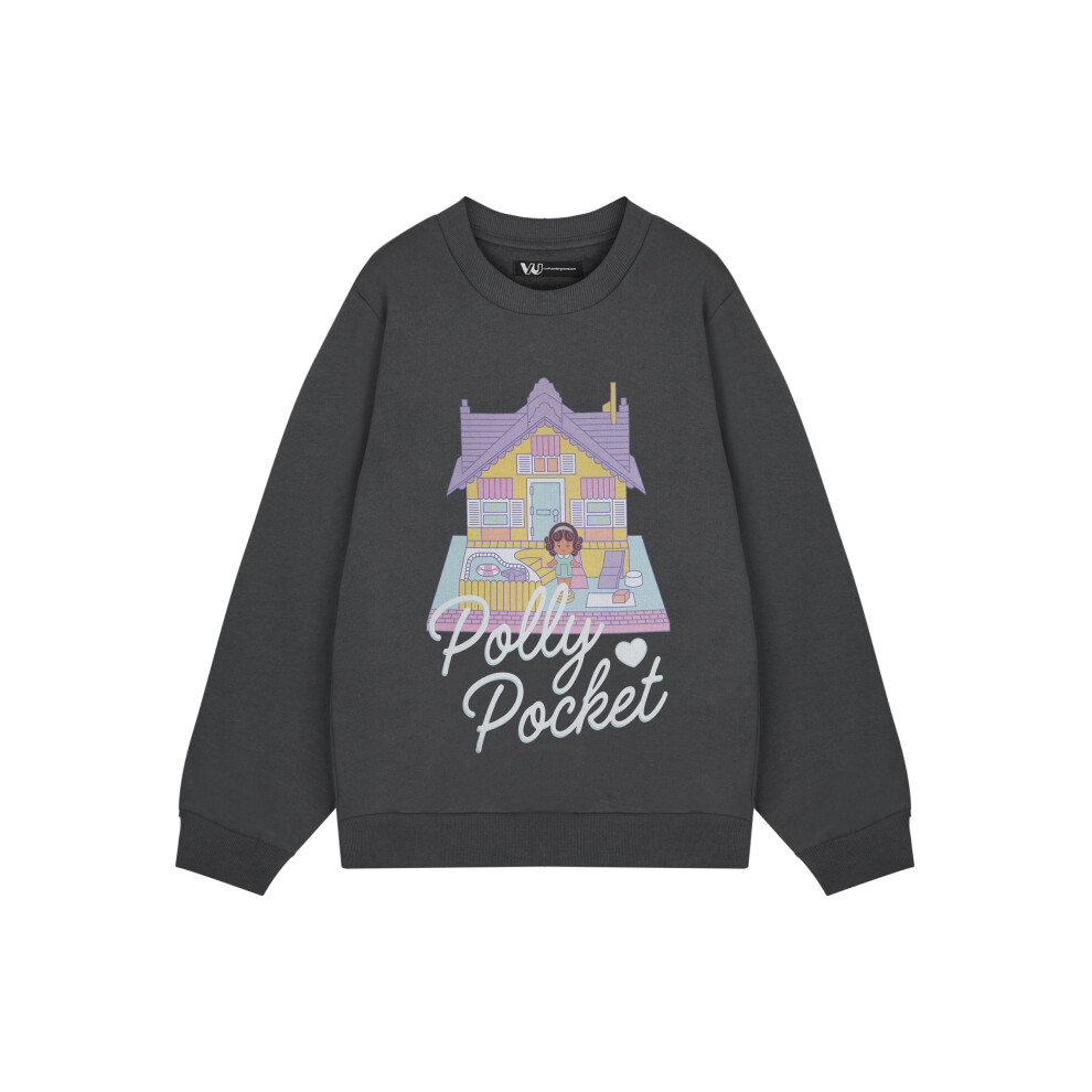 (XX-Large) Polly Pocket Sweatshirt (Womens Grey)