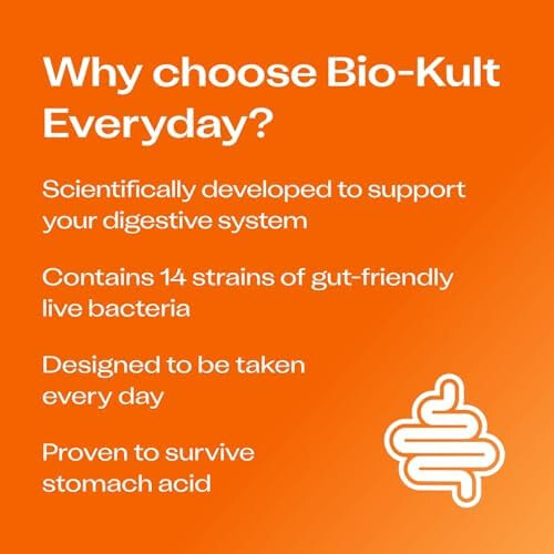 Bio-Kult Everyday Multi-Strain Formulation Probiotics for Digestive System, 60 Capsules (Pack of 1) 2