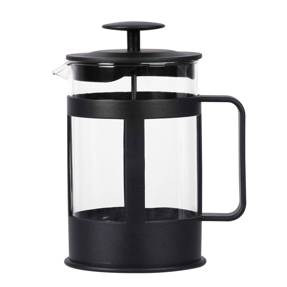 Urbn Living (Black) 800Ml Cafetiere Filter Coffee Tea Pot Press Brewer Maker Glass Plunger Home Kit Black