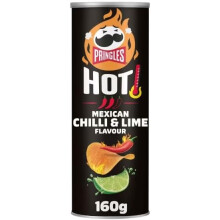 (Pack Of 12) Pringles Hot Mexican Chilli & Lime Flavour 160g