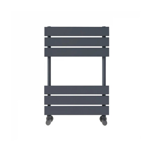 NES Home Nes Home 650 x 400mm Flat Panel Heated Towel Rail Radiator Anthracite 1
