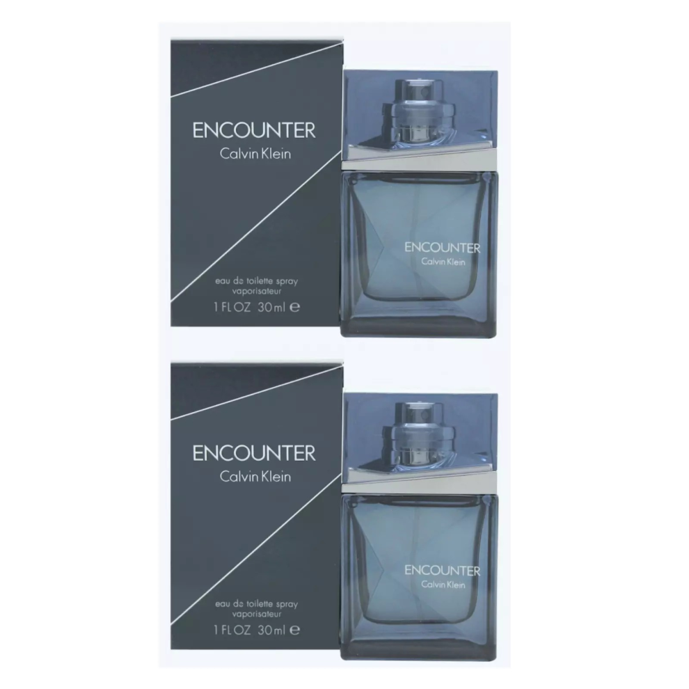 2 x 30ml Calvin Klein Encounter Eau de Toilette Spray Brand New