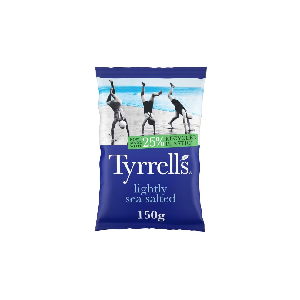 Kidzbuzz (Pack Of 2) Tyrrell's Lightly Sea Salted Crisps 150G