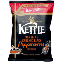 (Pack Of 2) Kettle Sea Salt & Black Peppercorns Chips 130G