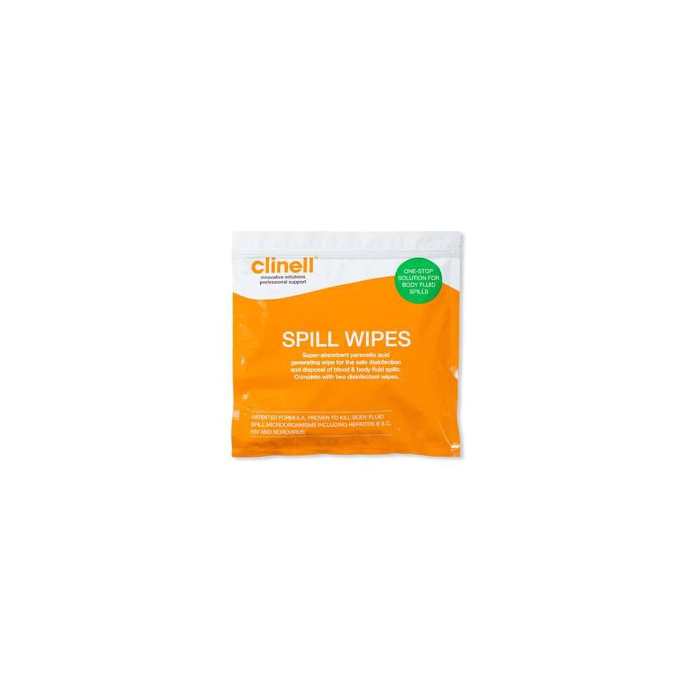 Clinell Spill Wipes Single Pack