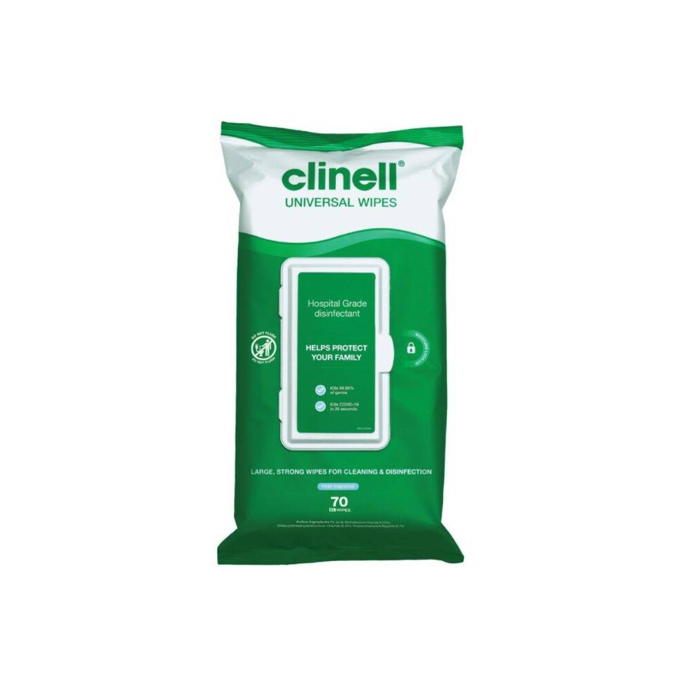 Clinell Universal Wipes Pack of 70