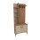 (Atlantic Pine & Beige) Lefteris Hallway Coat Rack with Shelves 1