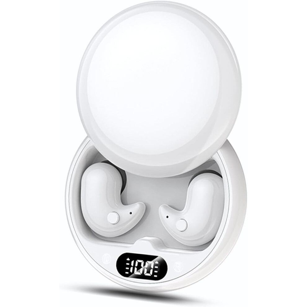 Noise cancelling Bluetooth earphones for sleep, bone conduction wireless mini invisible side sleeping, painless for both male and female-image-OPC-PFRJGG8-NEW